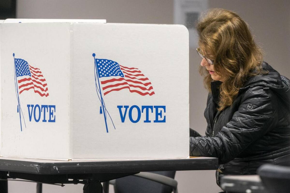 Votación en Estados Unidos. Foto: EFE