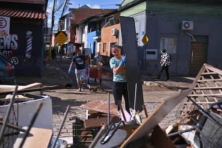 Inundaciones en Brasil. Foto: EFE