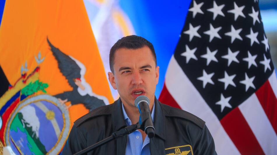 Daniel Noboa, Ecuador. Foto: EFE