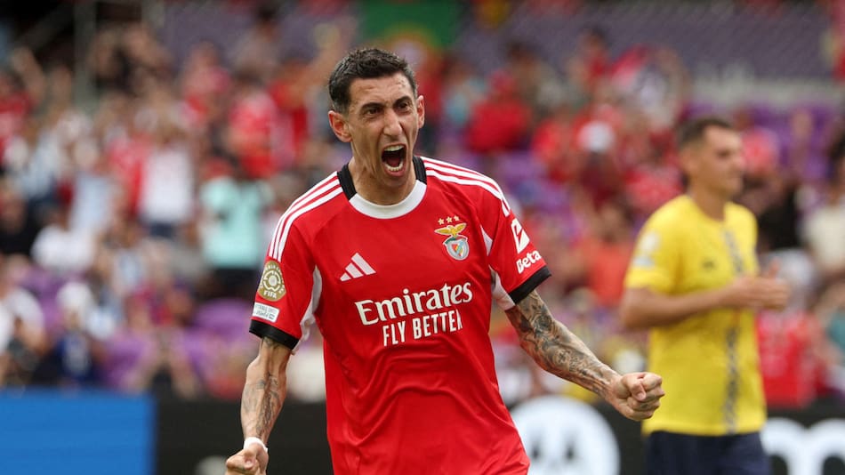 Ángel Di María; Benfica vs Auckland City por el Mundial de Clubes. Foto: Reuters/Nathan Ray Seebeck