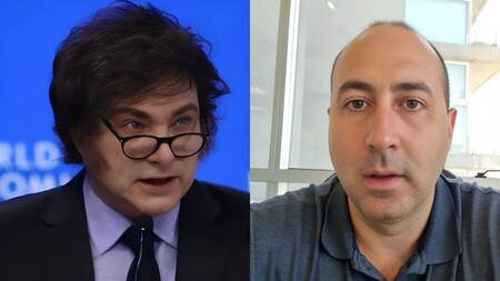 Javier Milei y Fernando Cerimedo.