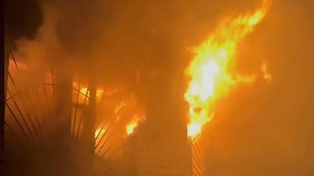 Bombardeo a jardín de infantes en Donetsk. Captura Ruptly.