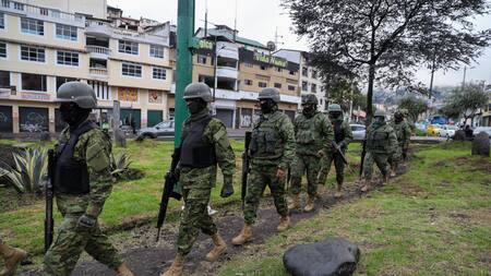 Ejército ecuatoriano. Foto: EFE