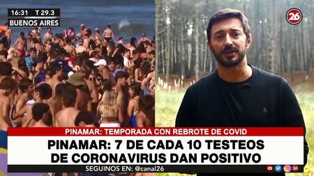 Rebrote de casos de coronavirus en Pinamar, CANAL 26
