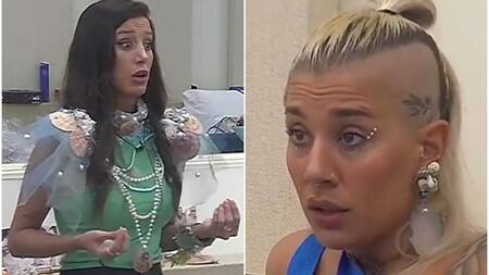 Juliana y La Tora de Gran Hermano. Fotos: captura.