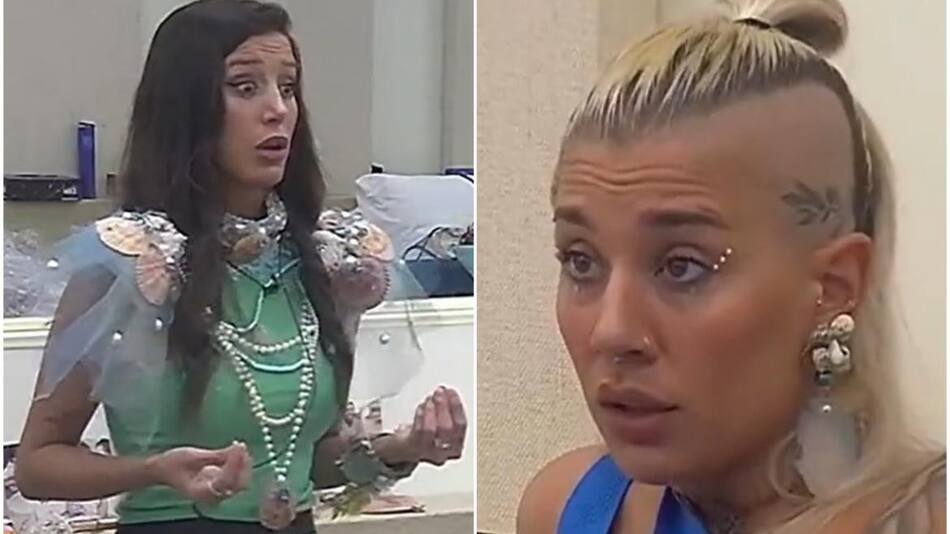 Juliana y La Tora de Gran Hermano. Fotos: captura.