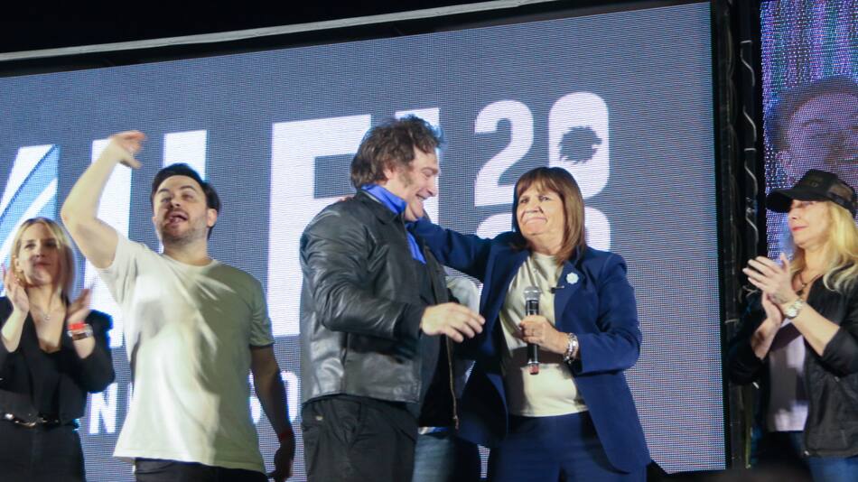 Javier Milei y Patricia Bullrich. Foto: NA