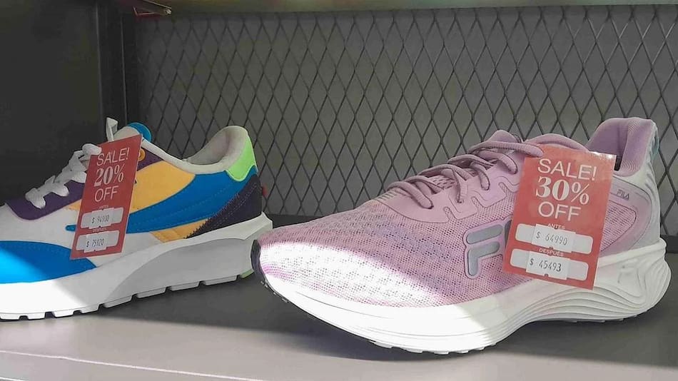 Zapatillas en oferta. Foto: iProfesional