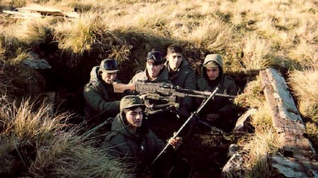 Posición argentina antes de los ataques. Foto: argentina.gob.