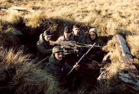 Posición argentina antes de los ataques. Foto: argentina.gob.