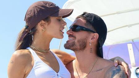 Tini Stoessel y Rodrigo De Paul. Foto: Instagram/rodridepaul.