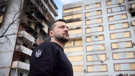 Presidente de Ucrania, Zelensky. Foto Reuters