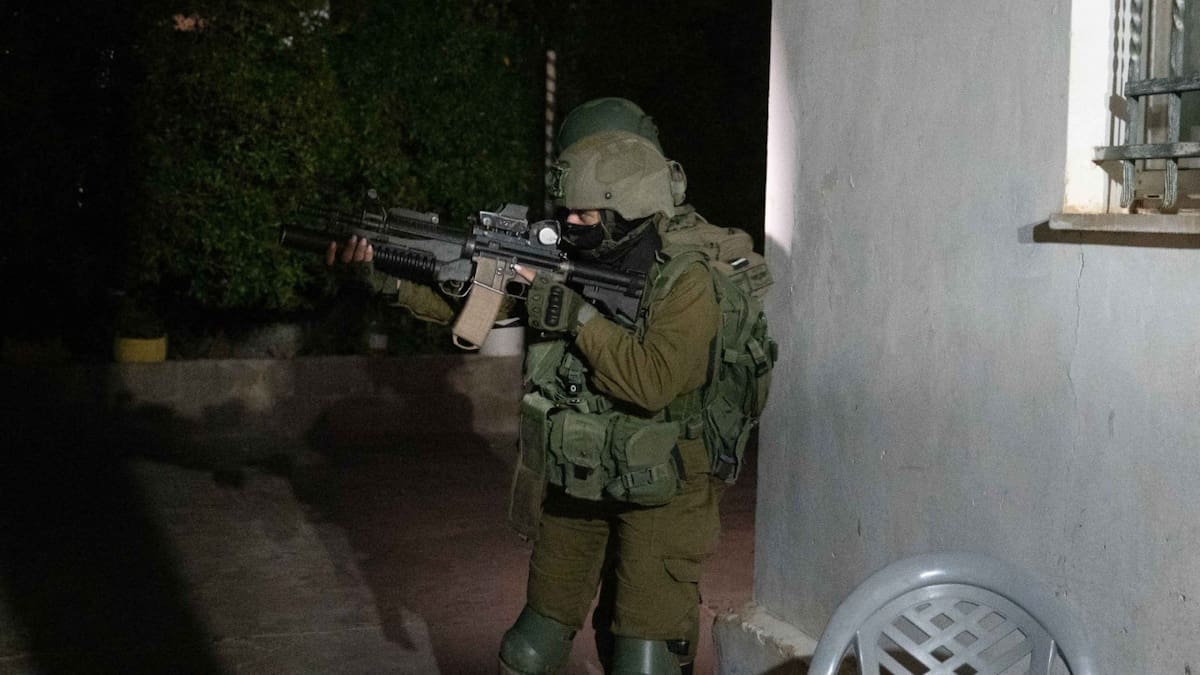 Soldados israelíes en la Franja de Gaza; guerra Israel-Hamás: Foto: X @idfonline