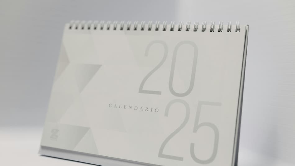 Calendario 2025. Foto: Pexels.