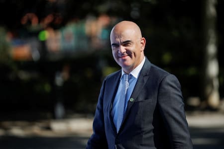 Alain Berset, actual presidente de Suiza. Foto: Reuters