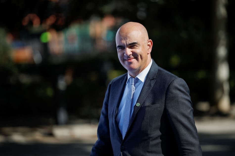 Alain Berset, actual presidente de Suiza. Foto: Reuters