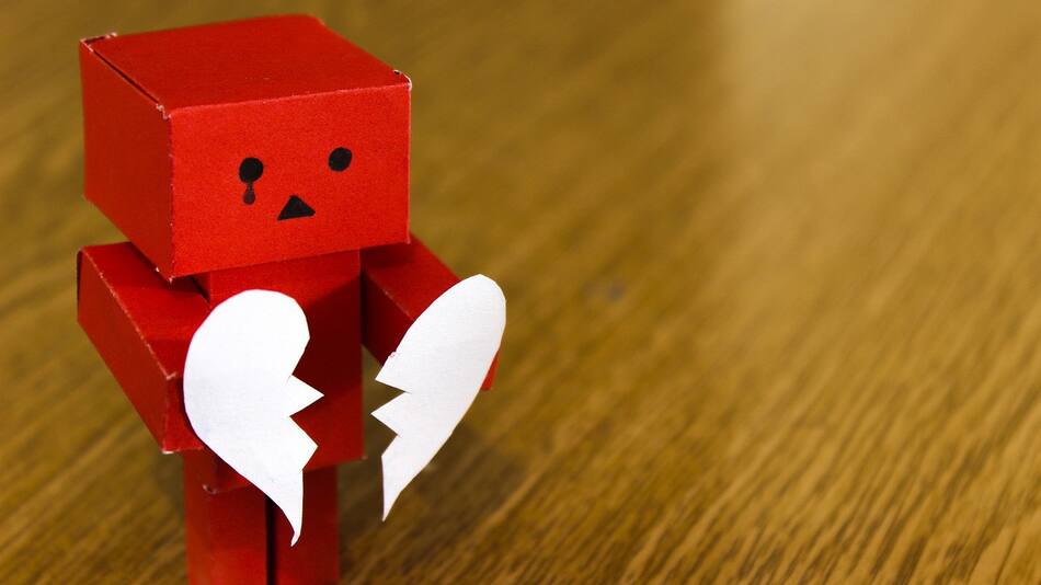 Corazón roto. Foto: Pixabay.