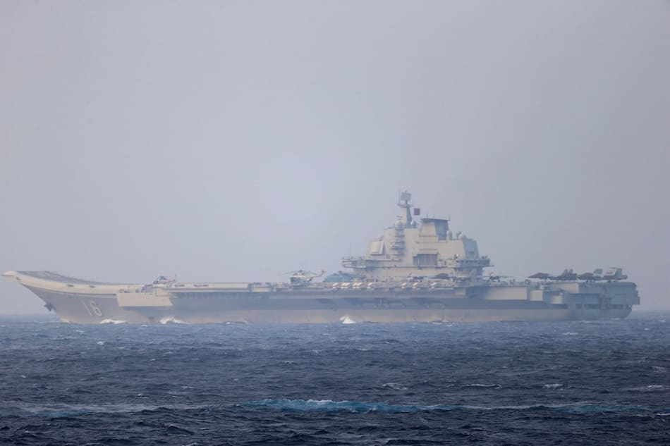 Portaaviones de China. Foto: Reuters.