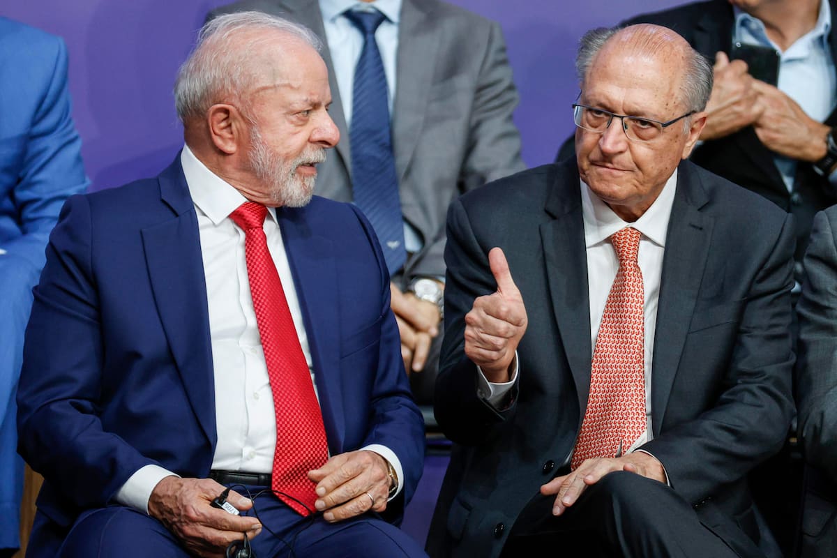 Lula da Silva junto a Gerardo Alckmin.