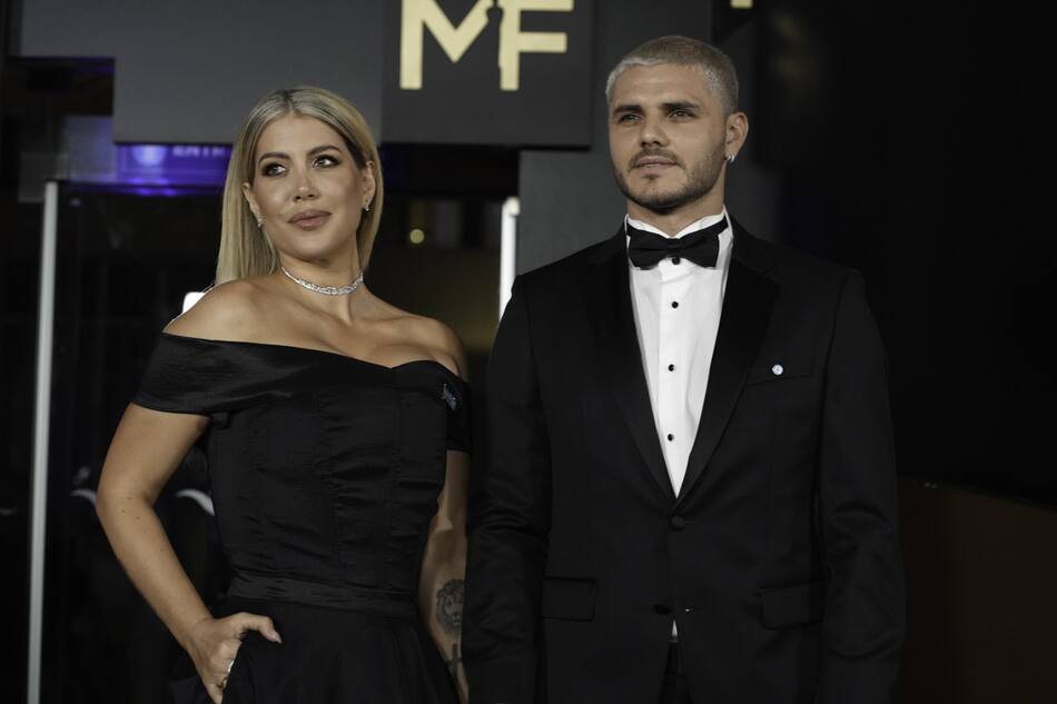 Wanda Nara y Mauro Icardi. Foto: NA.