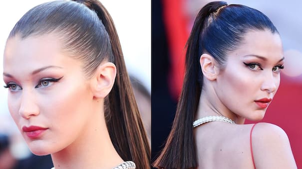 A lo Bella Hadid: cómo hacer el peinado “lifting ponytail” para levantar la mirada y definir el rostro sin cirugía