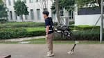 Presentan un robot que transforma a los humanos en “centauros”: tiene dos patas y ayuda a las personas a cargar cosas