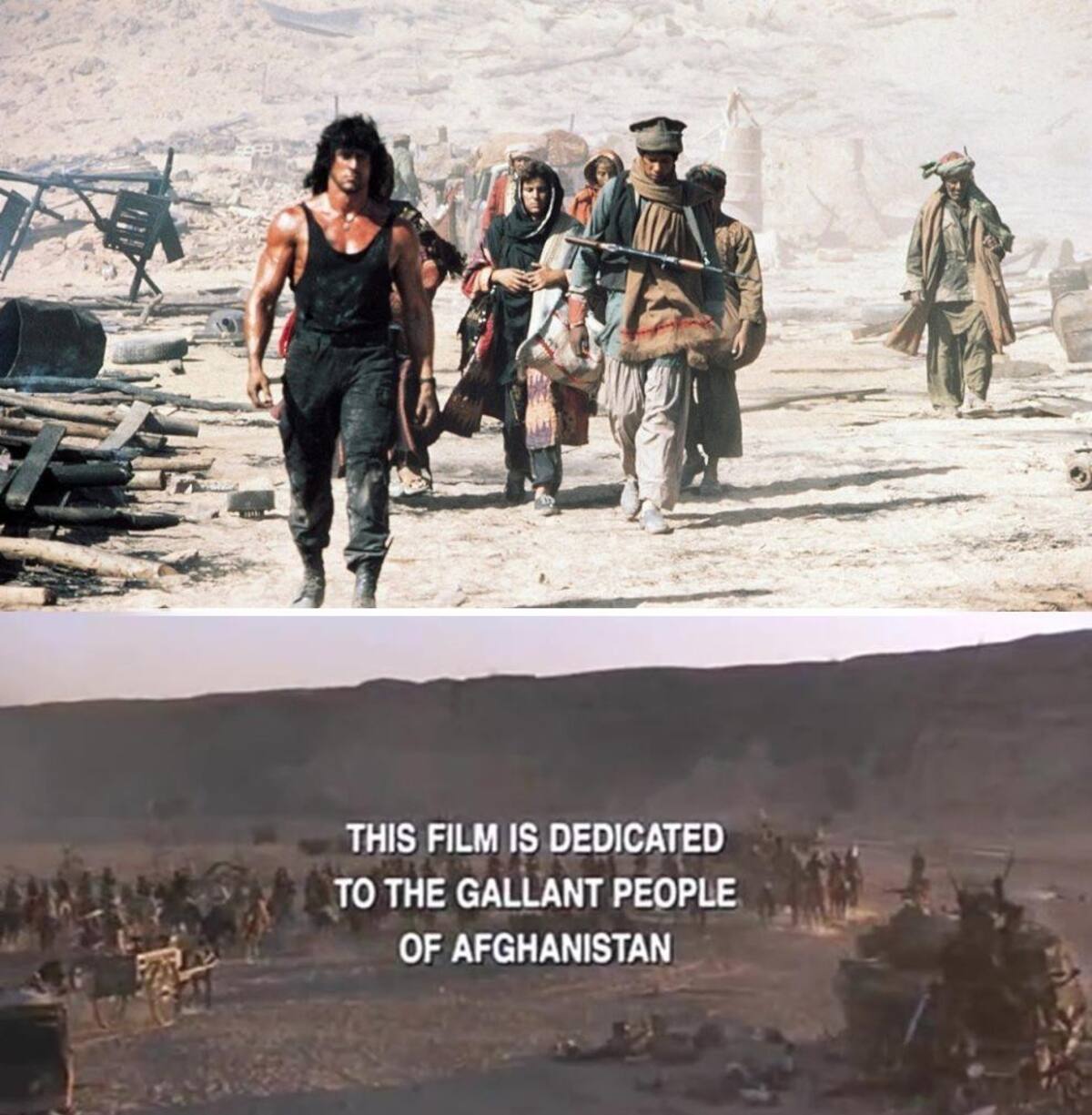 Estados Unidos, talibanes, Afganistán, Rambo III