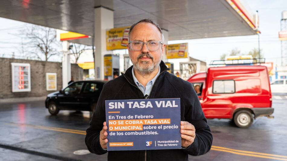 El intendente de Tres de Febrero, Diego Valenzuela