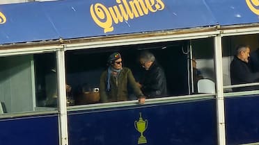 Presencia top: Johnny Deep fue a La Bombonera para ver el partido entre Boca Juniors y Tigre