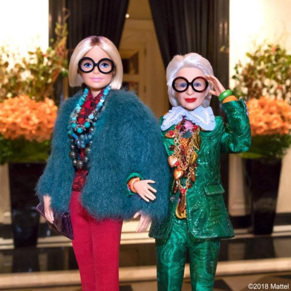 Iris Apfel, ya tiene su propia Barbie