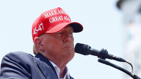 Donald Trump dijo que Joe Biden llevará a Estados Unidos a una Tercera Guerra Mundial. Foto: Reuters.