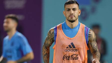 Leandro Paredes, futbolista de la Selección Argentina. Foto: EFE