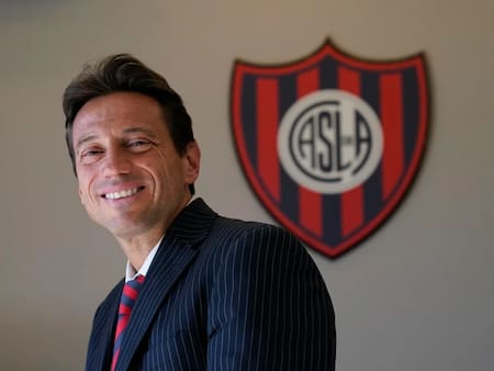 El presidente de San Lorenzo, Marcelo Moretti. Foto: NA.