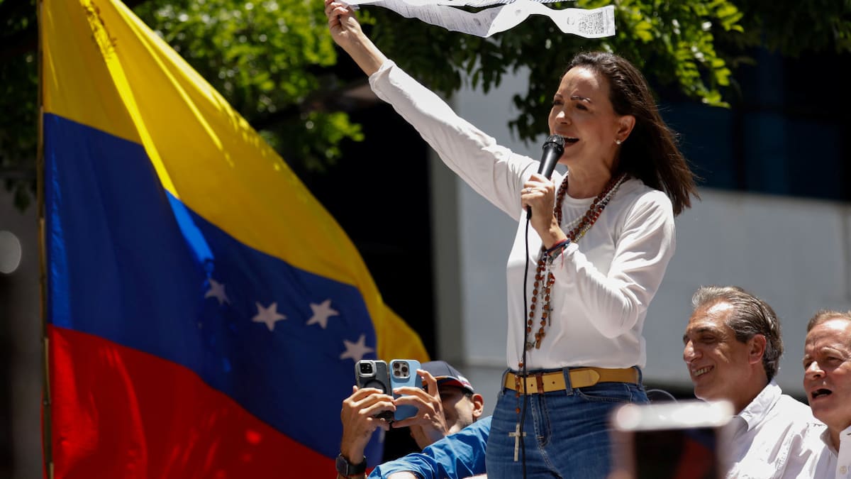 María Corina Machado. Foto: REUTERS.