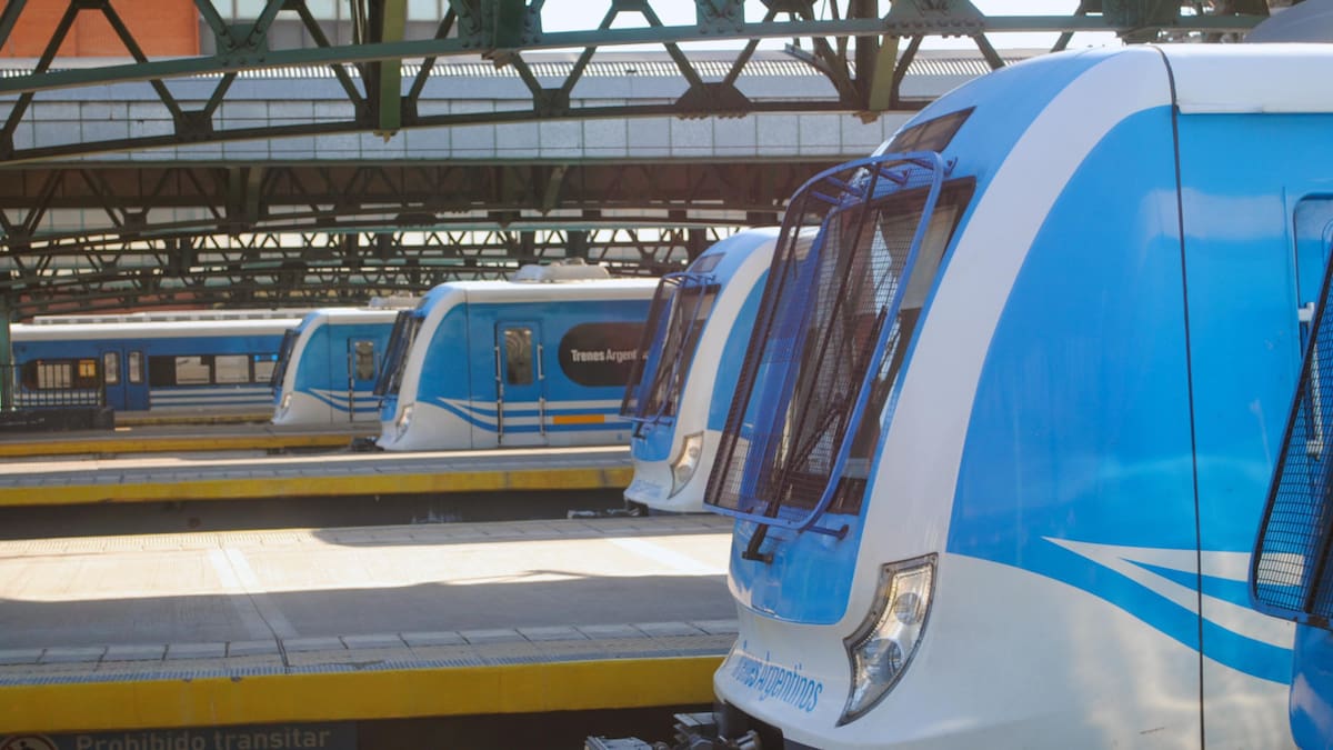 Paro de trenes. Foto: NA/Juan Vargas