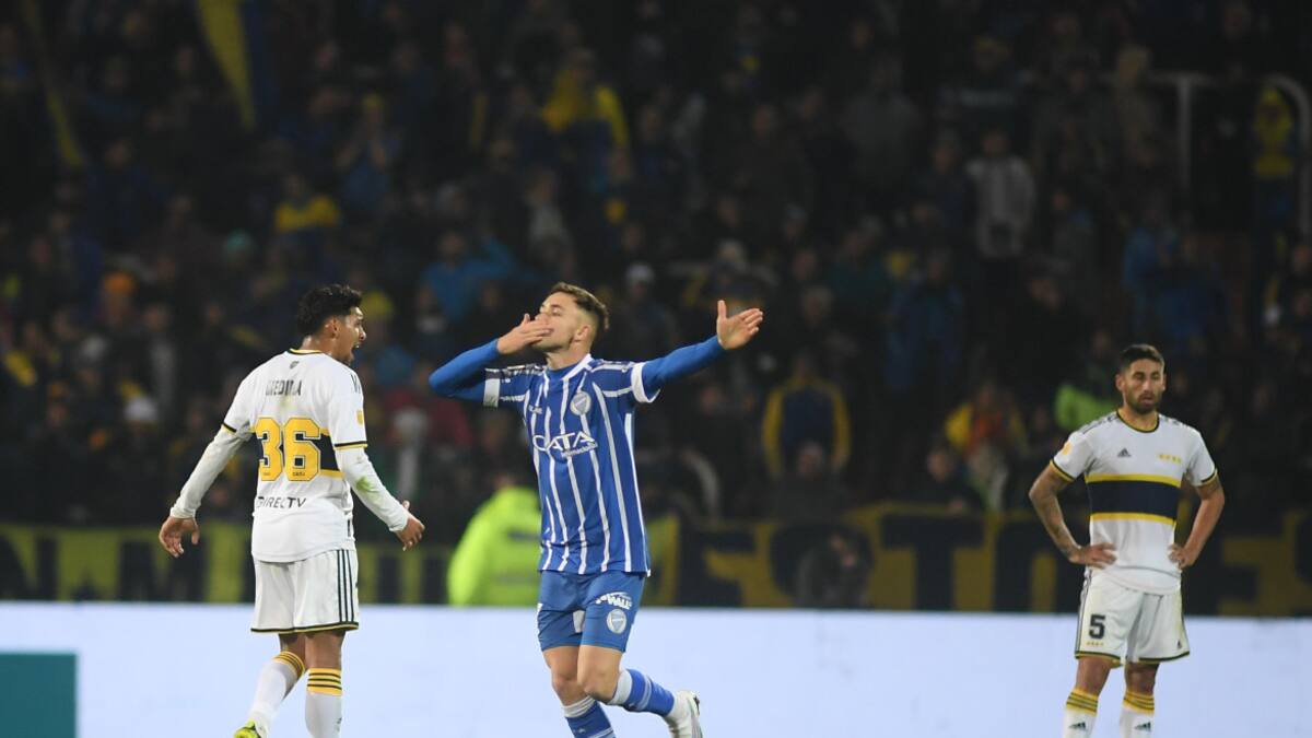 Tomás Conechny; Godoy Cruz goleó a Boca Juniors en Mendoza. Foto: Télam.