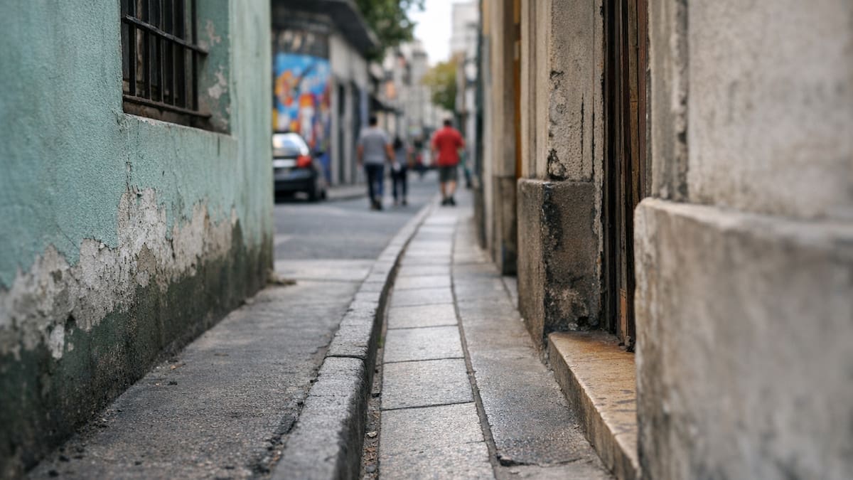 Un tramo casi imperceptible en pleno San Cristóbal esconde una de las mayores curiosidades urbanas