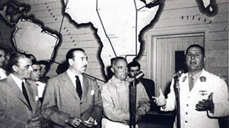 Kurt Tank con Perón