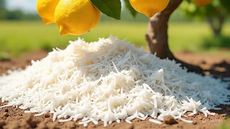 Coco rallado en el limonero: por qué lo recomiendan y cómo aplicarlo en tu árbol