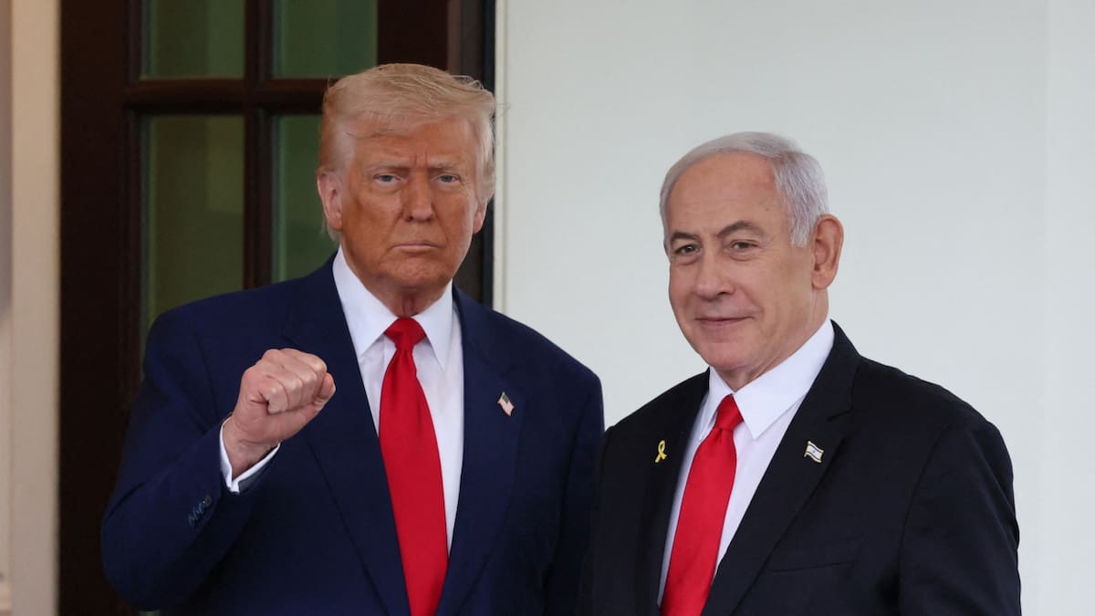 Donald Trump reconoció desacuerdos con Benjamín Netanyahu sobre la guerra con Irán.