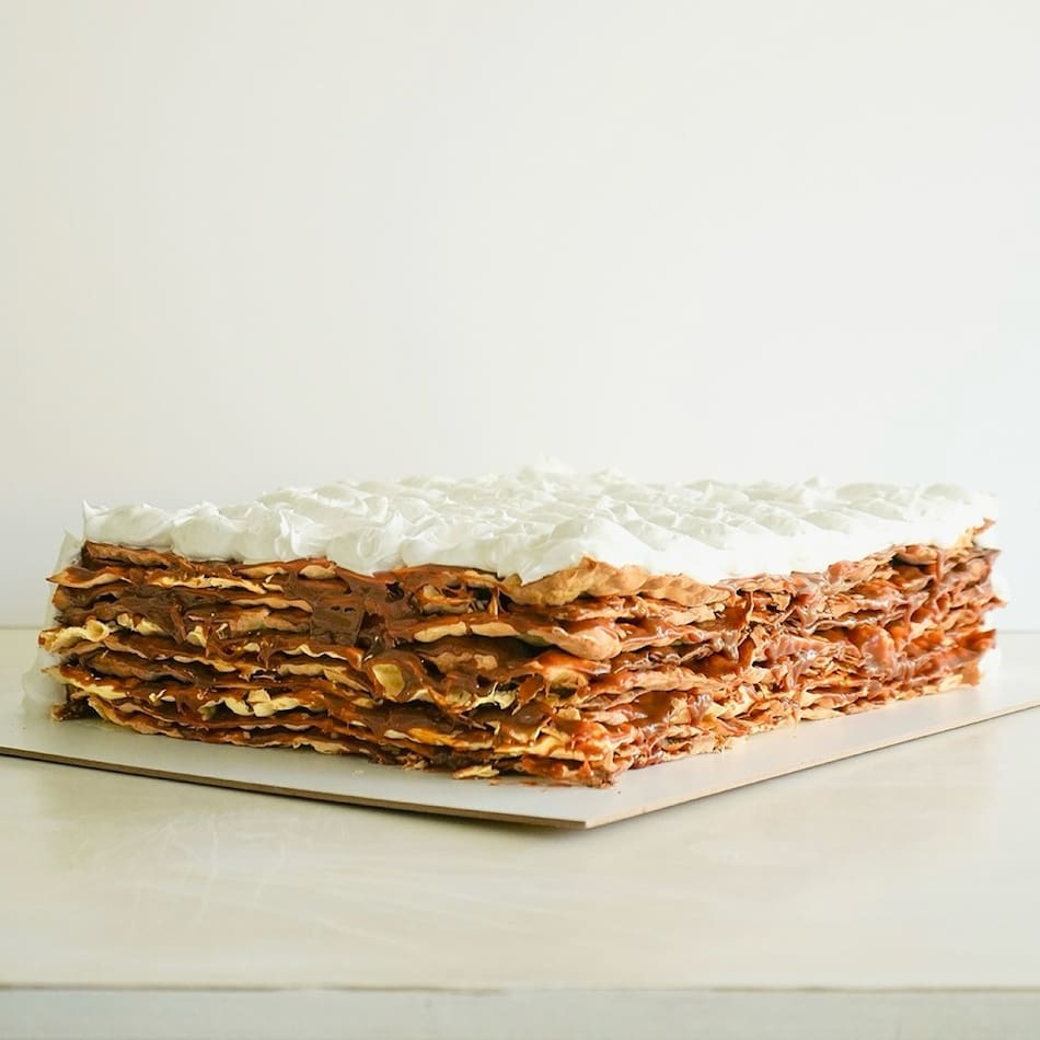 Torta rogel. Foto Instagram @rogel_argentina