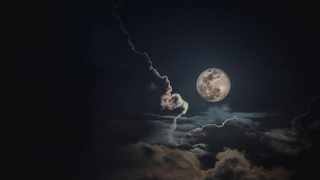 Luna llena. Fuente: Unsplash