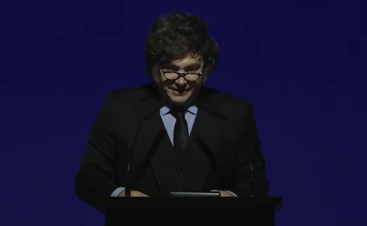 Javier Milei en la Fundación Faro