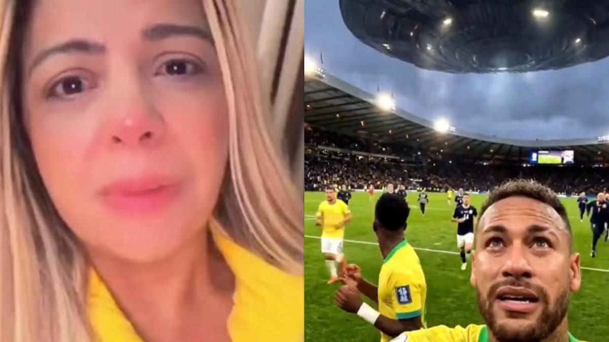 Ni los guionistas de Hollywood se animaron a tanto: una vidente aseguró que aparecerán ovnis durante el partido de Brasil vs Escocia
