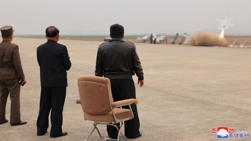 Pruebas de drones suicidas en Corea del Norte. Foto: x.