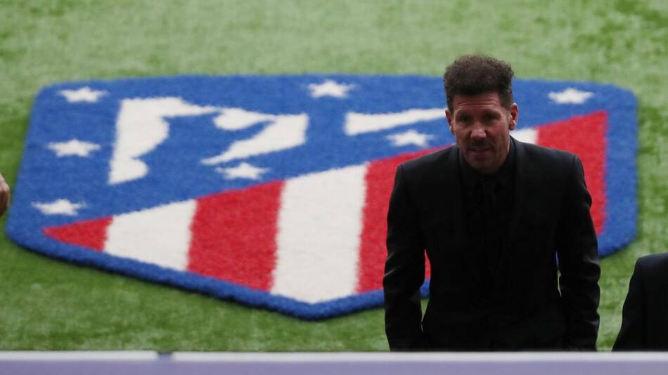 Diego Simeone en el Atlético de Madrid, REUTERS