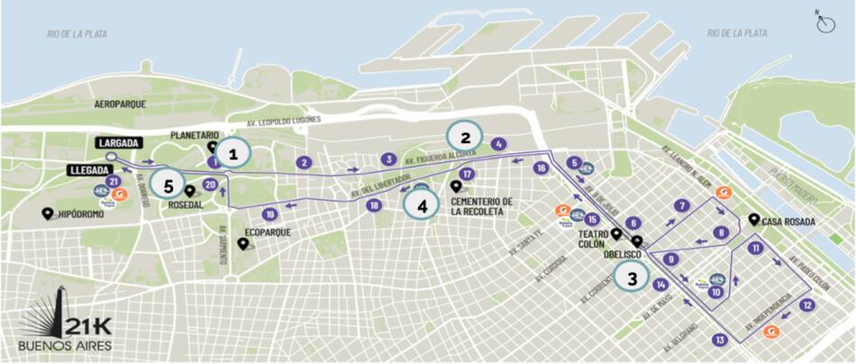 Media Maratón de la Ciudad de Buenos Aires. Foto: Prensa GCBA