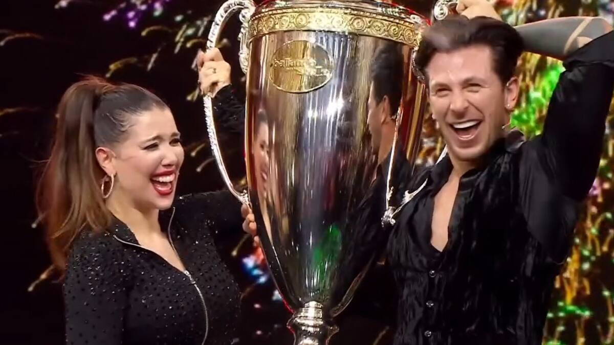 Wanda Nara se consagró en el bailando italiano. Foto: captura de pantalla