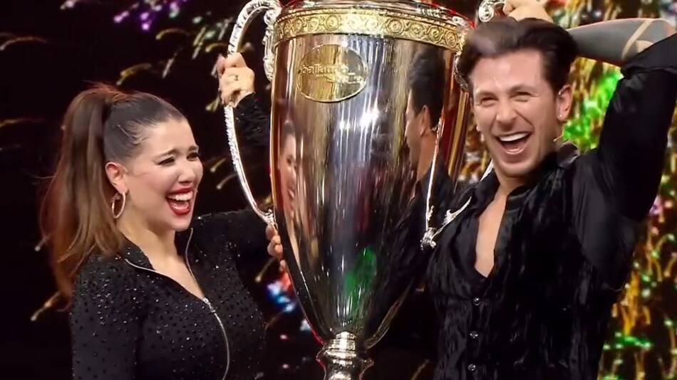 Wanda Nara se consagró en el bailando italiano. Foto: captura de pantalla