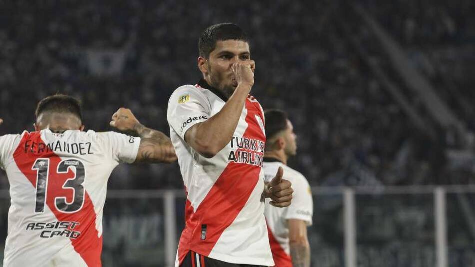 Robert Rojas, jugador de River, Foto NA